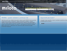 Tablet Screenshot of mail.milota.cz